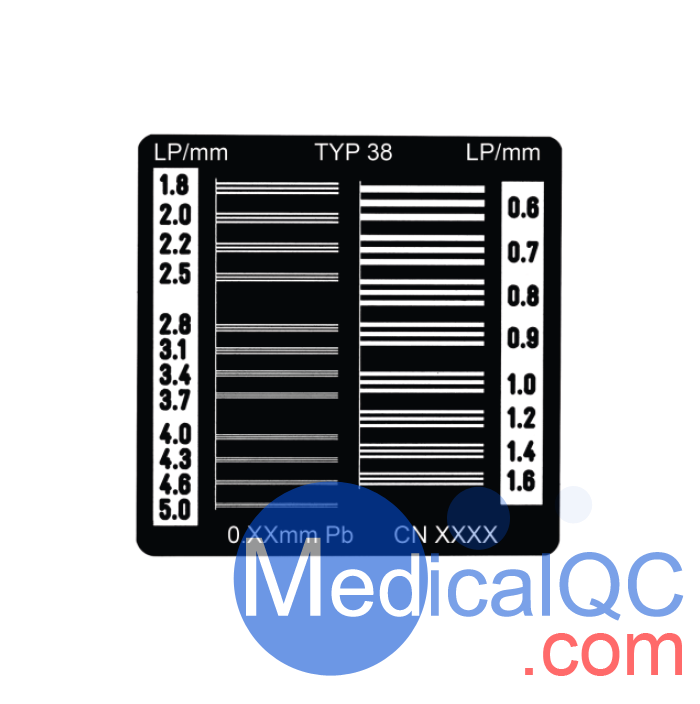 Type38高分辨測(cè)試卡，Type 81高分辨測(cè)試卡，X射線檢測(cè)用線對(duì)卡