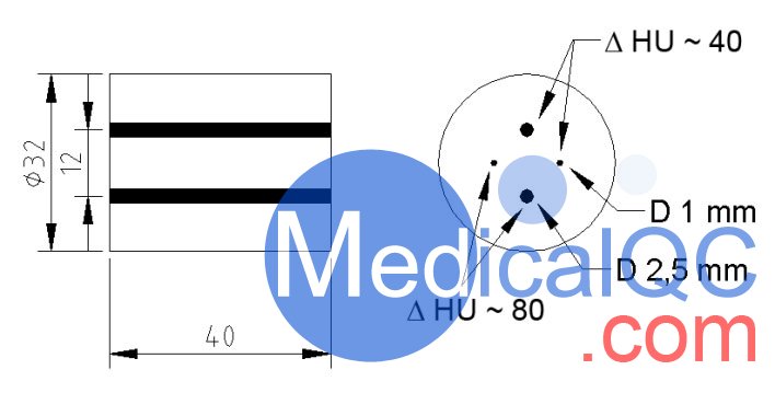 QRM Micro-CT低對比度模體，QRM-MicroCT-LC低對比度模體